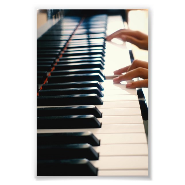 Cool Piano Design Photo Print (Front)