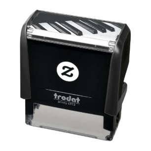 Cool Piano Design Self-inking Stamp