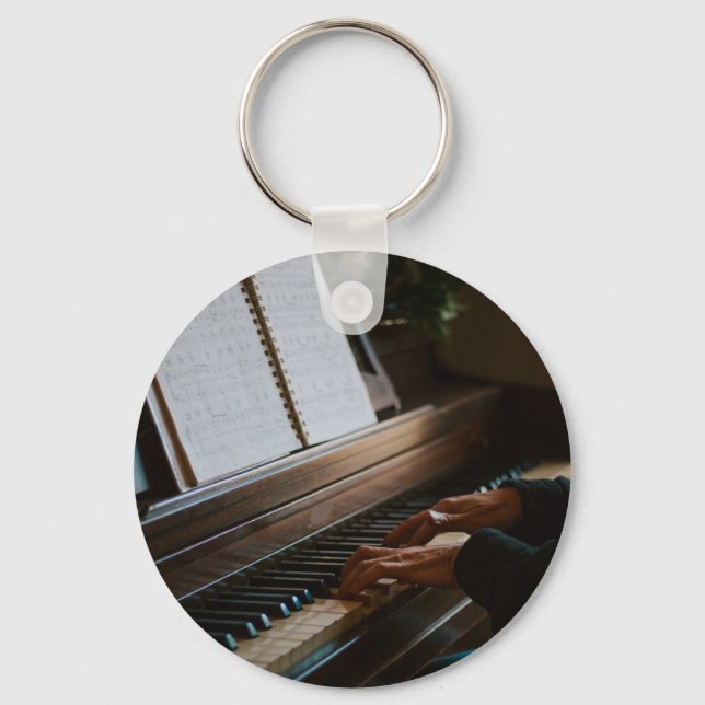 Cool Piano Keychain (Front)