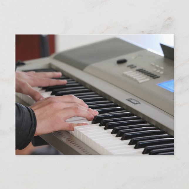 Cool Piano Postcard (Front)