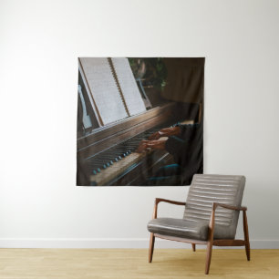 Cool Piano Tapestry