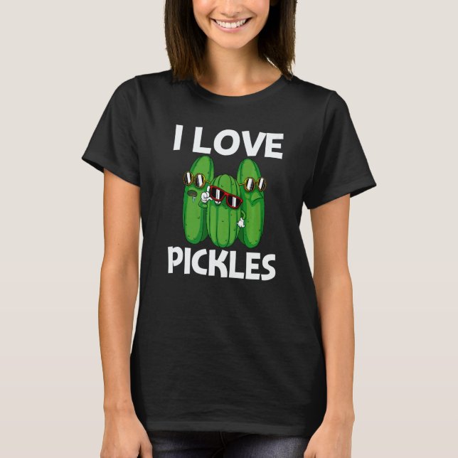 Cool Pickle For Men Women Pickle Food Cucumber     T-Shirt (Front)