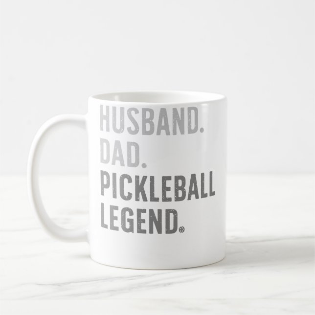 Cool Pickleball For Husband Dad Men Pickleball Pla Coffee Mug (Left)