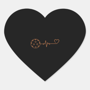 Cool Pickleball For Men Women Pickleball Player Pa Heart Sticker