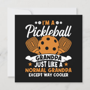 Cool Pickleball Grandpa Player