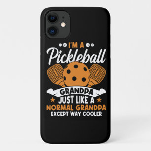 Cool Pickleball Grandpa Player iPhone 11 Case
