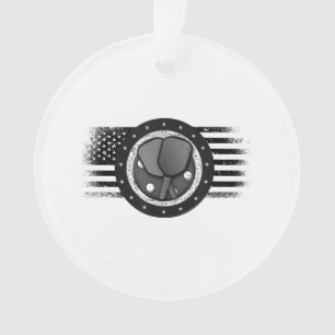 Cool Pickleball Sport USA Grunge Flag - Pickleball
