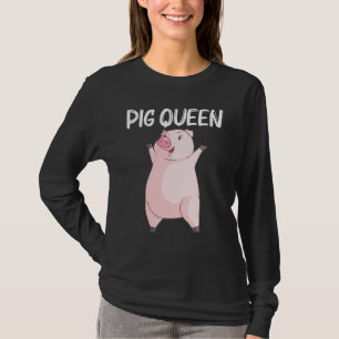 Cool Pig For Women Mom Swine Boar Piggy Farm Anima T-Shirt