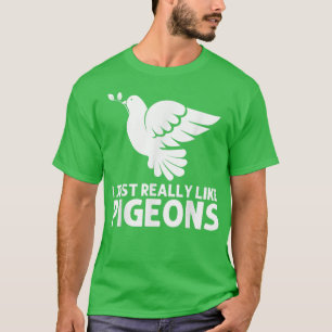 Cool Pigeon For Men Women Staple Homing Pigeon Rac T-Shirt
