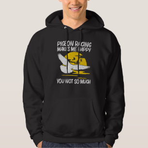 Cool Pigeon Racing For Men Women Homing Pigeon Rac Hoodie