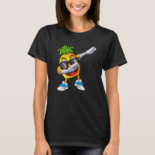 Cool Pineapple Sunglasses Dabbing Tropical Fruits T-Shirt