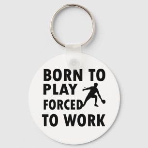 Cool Ping Pong Designs Keychain