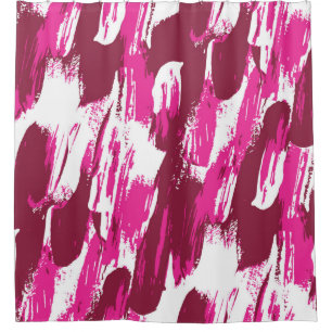 Cool pink brush stroke modern seamless pattern