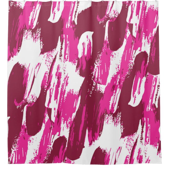 Cool pink brush stroke modern seamless pattern (Front)