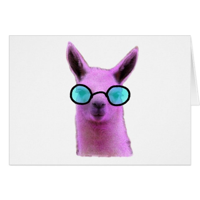 Cool Pink Llama! (Front Horizontal)