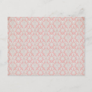 cool pink pattern postcard