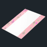 Cool Pink Retro Racquets Pattern Tennis Player Notepad<br><div class="desc">Tennis Rackets Pattern For Girls | Summer Pastel Tennis Court. Gift for tennis player, neon colour racquet tennis match on a pastel pink background. Personalized Gift for a tennis player. Trendy tennis players home decor. Trendy chic modern cute tennis player gifts. Cool retro modern gift for your school tennis coach...</div>