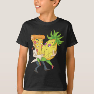 Cool Pizza Slice Pineapple Love Funny Italian Pie T-Shirt