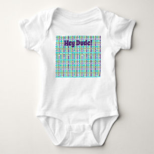 Cool Plaid Baby Bodysuit