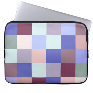 Cool Plaid Style Pattern, Classy Colours Laptop Sleeve