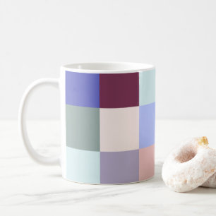 Cool Plaid Style Pattern, Lovely Colours Coffee Mug