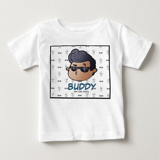 Cool points boy wearing sunglasses T-Shirt (Front)