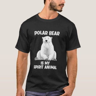 Cool Polar Bear Art For Men Women Kids Polar Bear  T-Shirt