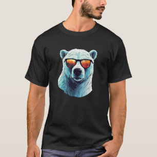 Cool Polar Bear with Sunglasses T-Shirt