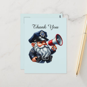 Cool Police thank you  Postcard