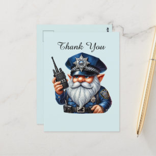 Cool Police thank you  Postcard
