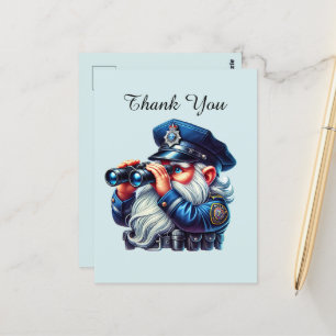 Cool Police thank you  Postcard