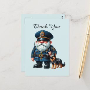 Cool Police thank you Postcard