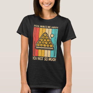 Cool Pool For Men Women Snooker Billiards 8 Ball P T-Shirt
