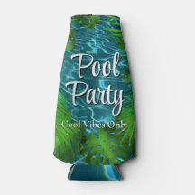 Cool Pool Party vibes palm leaves