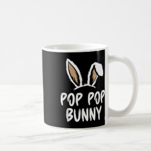 Cool Pop-pop Happy Easter Bunny Family Outfit Popp Coffee Mug