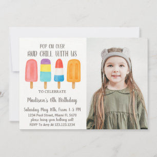 Cool Popsicle Invitation d'anniversaire