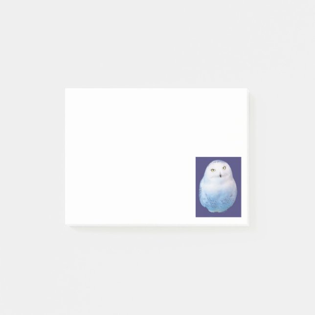 Cool Post-it Snowy Owl (Devant)