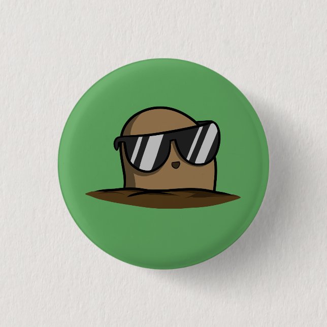 Cool Potato 1 Inch Round Button (Front)