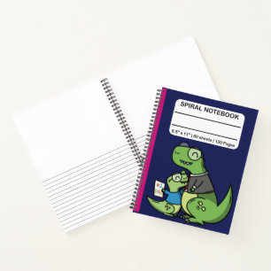 . Cool Prehistoric Dinosaur Adventurer Notebook