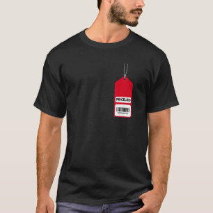 Cool Price Tag Barcode Priceless T-Shirt