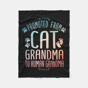 Cool Promoted To Grandma For Mom New Grandmother C Fleece Blanket