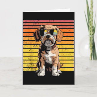 Cool proud cavapoo men women vintage dog lovers  card