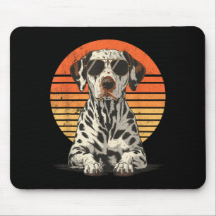 Cool proud dalmatian men women vintage dog lovers  mouse pad