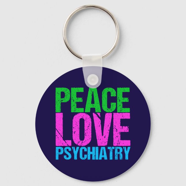 Cool Psychiatrist Keychain (Front)