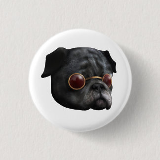 Cool Pug badge 1 Inch Round Button