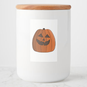 Cool Pumpkin Food Label