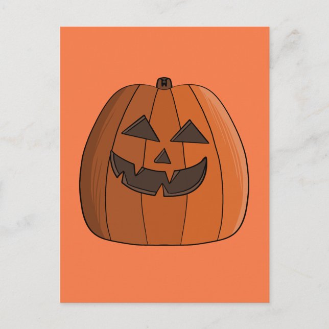 Cool Pumpkin Postcard (Front)