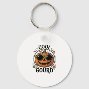 Cool Pumpkin Shirt Vintage Engraved Halloween Sung Keychain
