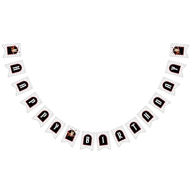 Cool Punk Rockstar Birthday Bunting Flags (All)