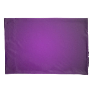 Cool Purple-Black Grainy Vignette Pillowcase